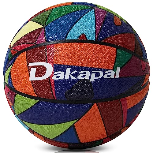 Dakapal バスケットボール 7号 PU 吸湿 防水 強い衝撃 屋内 屋外用 バスケ 大人 青少年バスケットボール競技トレーニング 練習用ボ Dakapal バスケットボール 7号 PU 吸湿 防水 強い衝撃 屋内 屋外用 バスケ 大人 青少年バスケットボール競技トレーニング 練習用ボ
