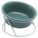 HeGeed 猫 食器 300ml 陶器製 15度の傾斜猫用フードボウル食べやすい取り外し式 頸椎を保護する 犬 食器 餌入れ 水入れ ペット食