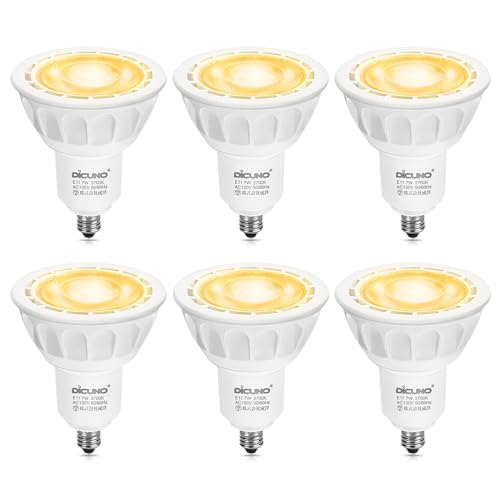 DiCUNO E11 LEDŵ ݥåȥ饤 Ĵб 7W 75Wϥŵ ŵ忧 2700K 750lm LED...