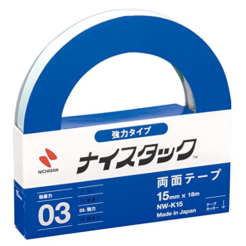 Rakuten - ニチバン 両面テープ ナイスタック (強力) 15mm×18m NW-K15