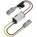24Vから12Vへの変換、ヒューズ付き防水変圧器、より安全な18Vから12Vへのdcdc降圧コンバーター 5A 60W、ゴルフライトトラック車両(2)