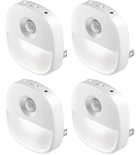 Orchid Lamps - LYRIDZ センサーライト 室内 足元灯 コンセント 常夜灯 無段階調光 フットライト 人感センサーと明暗センサーが両立 LED 足元ライト