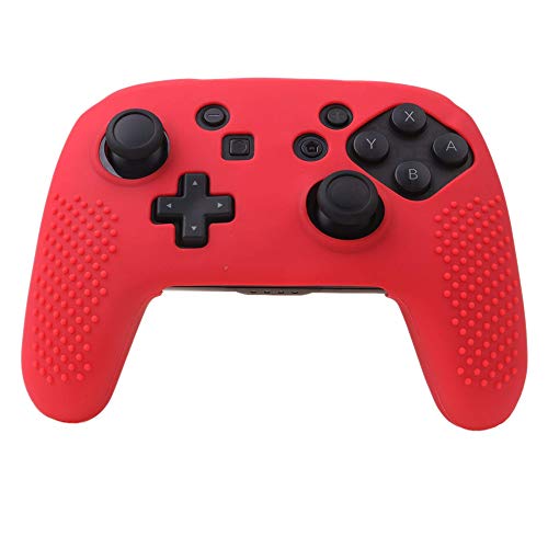 BLUEHOOSYOO Switch Pro カバー シリコン スキンケース 任天堂 コントローラー 保護カバー 滑り止め ソフト 耐衝撃 レッ BLUEHOOSYOO Switch Pro カバー シリコン スキンケース 任天堂 コントローラー 保護カバー 滑り止め ソフト 耐衝撃 レッ