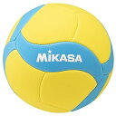 ミカサ(MIKASA) スマイルバレーボール 4号(小学生・中学生向け)マシン縫い イエロー/ブルー STPEV4W-YSBL 推奨内圧0.20