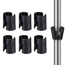 メタルラック 棚板 固定部品 ポール径19mm 取付部品 プラスチックマテリアル ファッションデザイン メタルラック用パーツ スチールラック用