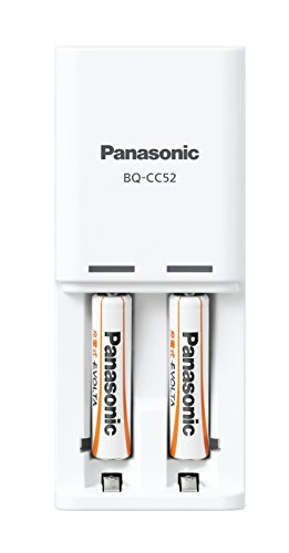 Panasonic 充電式EVOLTA 充電器セット 単4形電池 2本付 お手軽モデル K-KJ52LLB02