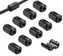 ノイズフィルター フ ェライトコア ヒンジ式 内径Φ3.5mm 電源線 高周波 ノイズフィルター パッチンコア ノイズ除去 ノイズフィルター ノ
