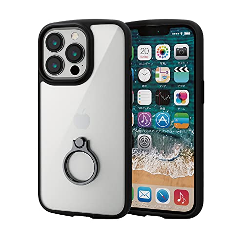 Rakuten - エレコム iPhone 13 Pro/ハイブリッドケース/TOUGH SLIM LITE/ブラック