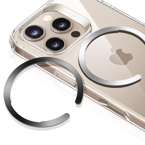 ESR magsafe リング マグセーフ シール 強力吸着 マグネットリング 磁気ワイヤレス充電対応キット 超薄型 MagSafe対応メタルリ