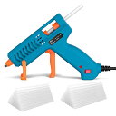 Tilswall グルーガン 50W 中小型 ボンドガン 急速加熱 スティック60本付 液漏れ・やけど防止 軽量速乾 改良されたスタンド 強力粘