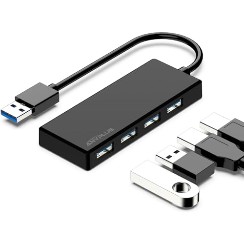 ANYPLUS USB�ϥ� 3.0 4�ݡ���USB HubUSB A ʬ�� 5Gbps��®ž�� �Х��ѥ ���� ����ѥ��� MacBook/i