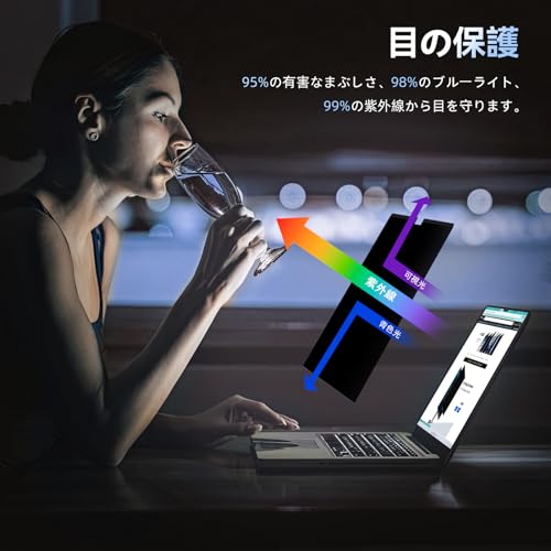 覗き見防止 マグネット式 Macbook Pro 13 Inch (2016-2022 M1 M2)/Macbook Air 13 In(201