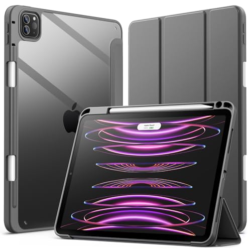 JEDirect iPad Pro 11 インチ ケース (2022/2021/2020/2018モデル) Pencil収納透明バックカバー 薄 JEDirect iPad Pro 11 インチ ケース (2022/2021/2020/2018モデル) Pencil収納透明バックカバー 薄