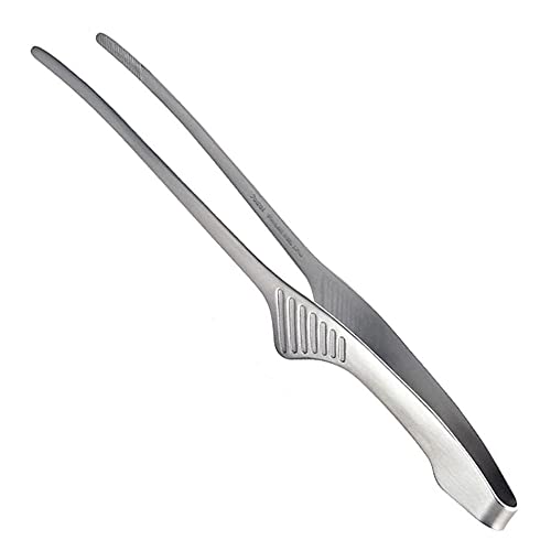 下村企販 菜箸より使いやすい お助けトング 日本製 食洗器対応 先端が浮く スリムで掴みやすい すべり止め加工 焼肉トング ステンレス 全長24
