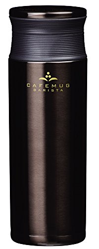 パール金属 水筒 500ml 直飲み 軽量 ステンレス マグボトル ブラック カフェマグ バリスタ HB-2609