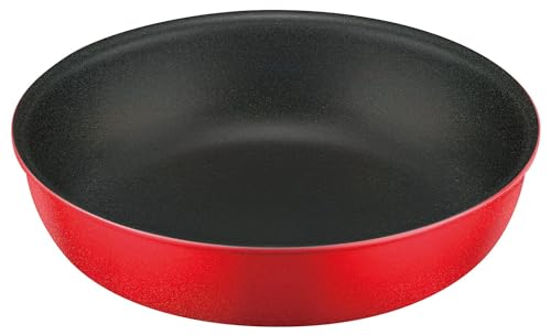サーモス デュラブルシリーズ 取っ手の取れるフライパン 20cm ガス火専用 ブライトレッド KVC-020 BTR