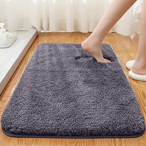 バスマット tkone 速乾 吸水 お風呂マット 洗える 滑り止め ?50x80cm マイクロファイバー マット 足拭..