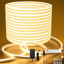 Lamomo LEDテープライト10M 防水 高輝度 テープライト LED 調光 折り曲げ自在 切断 長持ち 24V 電球色 ネオンライト LE
