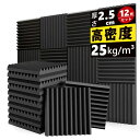 HomLead 吸音材 吸音マット 吸音パネル 吸音シート 吸音スポンジ 騒音 吸音対策 防音室 楽器 壁 車 部屋 難燃 ウレタンフォーム ウ(2)