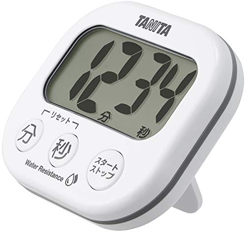 タニタ tanita キッチン 勉強 学習 タイマー 洗える 大画面 大音量 100分 マグネッ...