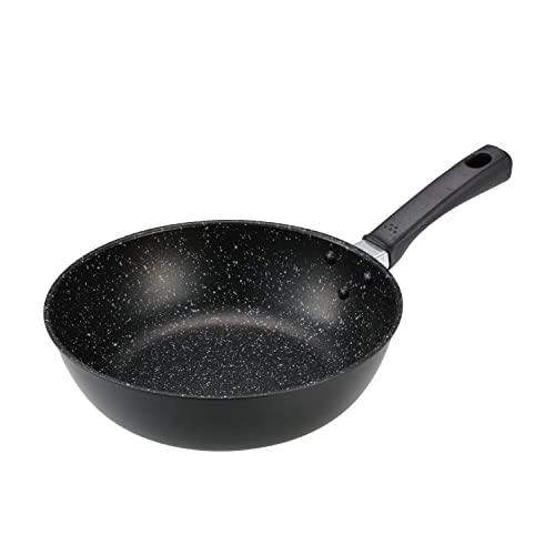 貝印(Kai Corporation) KAI 軽い 軽量 高熱効率 炒め鍋 深型 フライパン 24cm ガス火 IH対応 PFOA PFOS