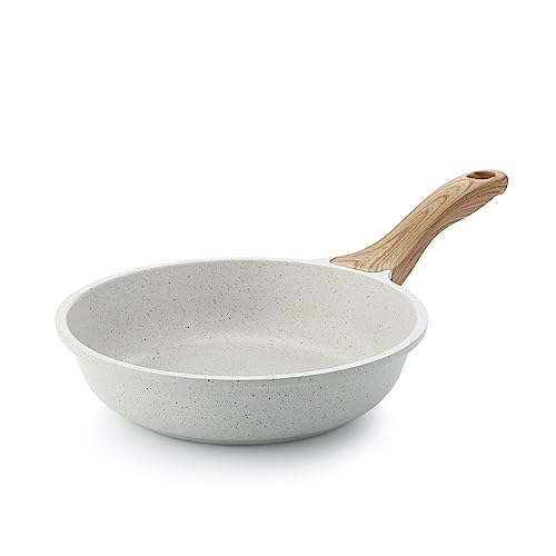 SENSARTE フライパン 24cm セラミックコーティング IH対応 ガス火対応 焦げ付きにくい 軽量 お手入れ簡単 有害物質不使用 ノンス