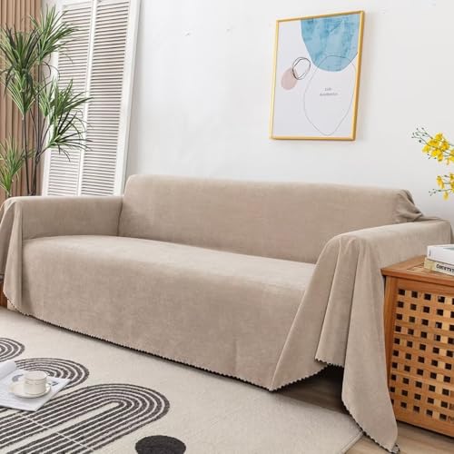 YKFN ソファーカバー 防水 マルチカバー ソファー 大判 かけるだけ 防水ソファカバー ソファー 3人掛け カバー 犬猫対策 毛髪不粘着 三 [3]