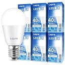 Lepro LED電球 E17 ミニクリプトン電球 40W形 440lm 昼白色 5000K 非調光型 ミニクリプトン LED小形電球 広配光タ(3)