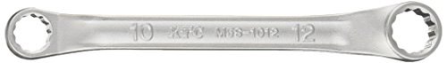 京都機械工具(KTC) 45度×6度ショートめがねレンチ 10×12mm M5S1012
