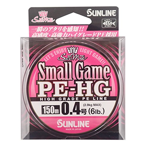 サンライン(SUNLINE) PEライン ソルティメイト スモールゲーム HG 150m 0.4号 6lb サクラピンク