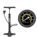 CXWXC 自転車 空気入れ 仏式/英式/米式 全バルブ対応 ゲージ付 160psi/ 1100kPa ロードバイク、クロスバイク、ママチャリな