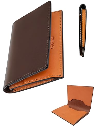 [ファブリツィオ] 名刺入れ メンズ レディース めいしいれ 名刺ケース 高級 イタリアン レザー 薄型 おしゃれ 大容量 名刺いれ 男性 女性