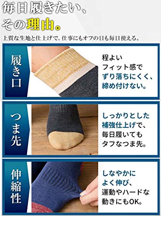 [Hanmeimei] 靴下 メンズ防臭・吸汗 綿タオル生地 スポーツソックス カラフルソックス 室内 通勤 7足セット抗菌 中厚手 春夏秋冬