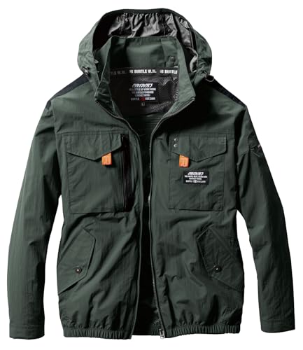 BURTLE バートル エアークラフトタクティカルブルゾン(ユニセックス) 春夏用 ミルスグリーン AC1151 14 M