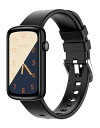 SHANG WING スマートウォッチ レディース iphone対応 アンドロイド対応 リストバンド型 腕時計 1.47インチ大画面 フルタッチ