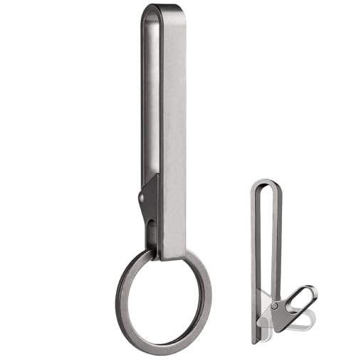 [TIMULTI] チタン キーホルダー ベルトクリップ ベルトフック