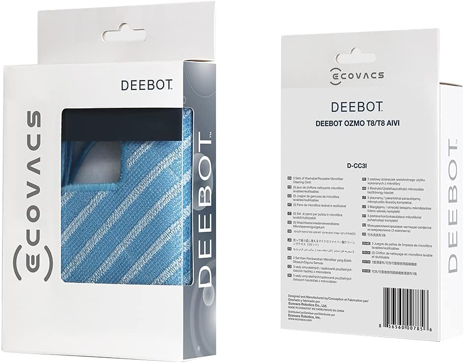 ECOVACS(エコバックス) DEEBOT OZMO N10 PLUS/N8+/T8 繰り返し用モップセット ECOVACS DEEBOT ロ