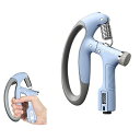 握力増強器 ハンドグリップ 握力グリッパー カウンター付き 10-100kg 負荷調整 ハンドグリッパー ストレス エクササイズ 指手首力 解消