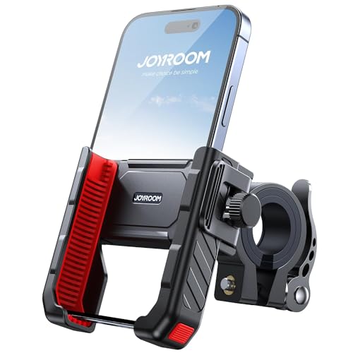 自転車 スマホホルダー スタンド Joyroom 撮影カメラを邪魔しない シリコン包み 簡単取付 スマホ自転車ホルダー 携帯ホルダー ロードバイ
