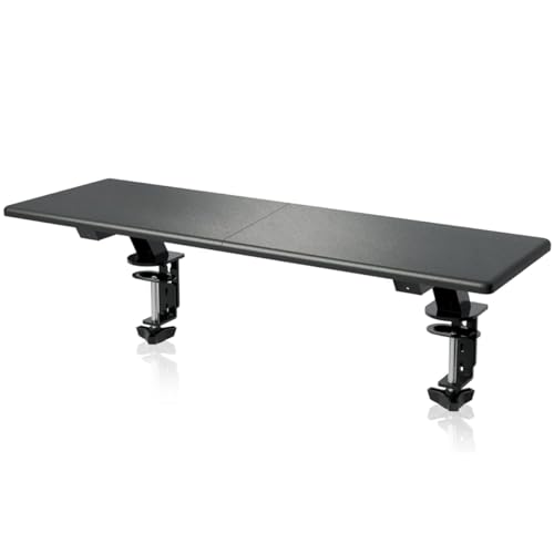 乐天商城 - Suptek モニター台 モニタースタンド デスク拡張 机上ラック クランプ式 机上台 耐荷重10kg DSF2