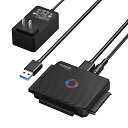 FIDECO SATA/IDE 変換アダプタ 両方対応 2.5/3.5インチHDD/SSD 光学ドライブ対応 ハードディスク変換アダプター US(2)