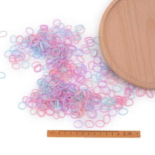 BIANHUAN ヘアゴム こども 約1000本 セット おしゃれ かわいい カラフル ベビー ヘアアクセサリー ゴム 髪 リボン 赤ちゃん 髪