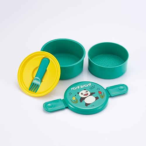ルミナスエイト 楽天市場店のスケーター(Skater) 弁当箱 500ml 2段 丸型 おにぎりケース 抗菌 日本製 パンダコパンダ ONWR1AG-A｜アングル3