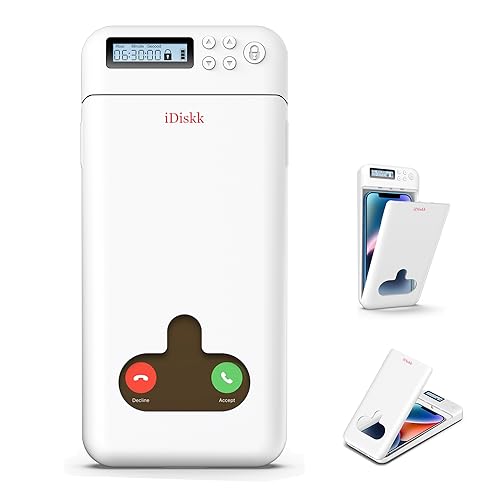 iDiskk タイムロッキングコンテナ 脱スマホ依存 デジタルデトックス タイムスマホロックボックス スマートフォン用 禁欲ボックス ゲーム中毒