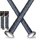 ALIEN PROS 野球グリップテープ 0.5 MM(2-パックブラックパズル) - プレカットされたプロのバットグリップテープ - 壮大なホ