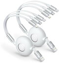 3in1 充電ケーブル 巻き取り式 Aioneus 2本セット マルチ充電ケーブル iPhone 充電ケーブル リール USB Type Cケー