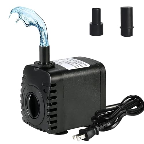 aninako 水中ポンプ 小型 ウォーターポンプ 2つのノズル 水流循環ポンプ 水 流量調整 100v 水? 魚の水槽など 小型揚水ポンプ I