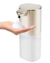 Cheftick ソープディスペンサー ハンドソープ 自動 泡 吐出量4段階調 400ml 壁掛け オートディスペンサー 食器洗剤 ディスペンサ