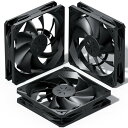 Novonest PCケースファン 120mm 高性能 静音 3PINコネクタ 冷却ファン 3本1セット 真っ黒「NK12BK3-3」