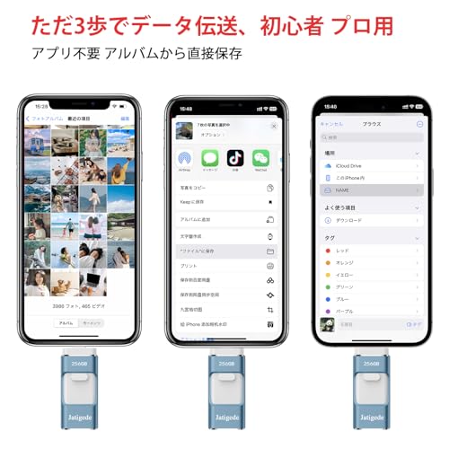 256GB iPhone�б�usb���ꥢ�ץ����� �̿���¸ ľ��usb�˼̿���ܤ�4in1 �ե�å���ɥ����͵� USB ξ���ޤ����ޥ�